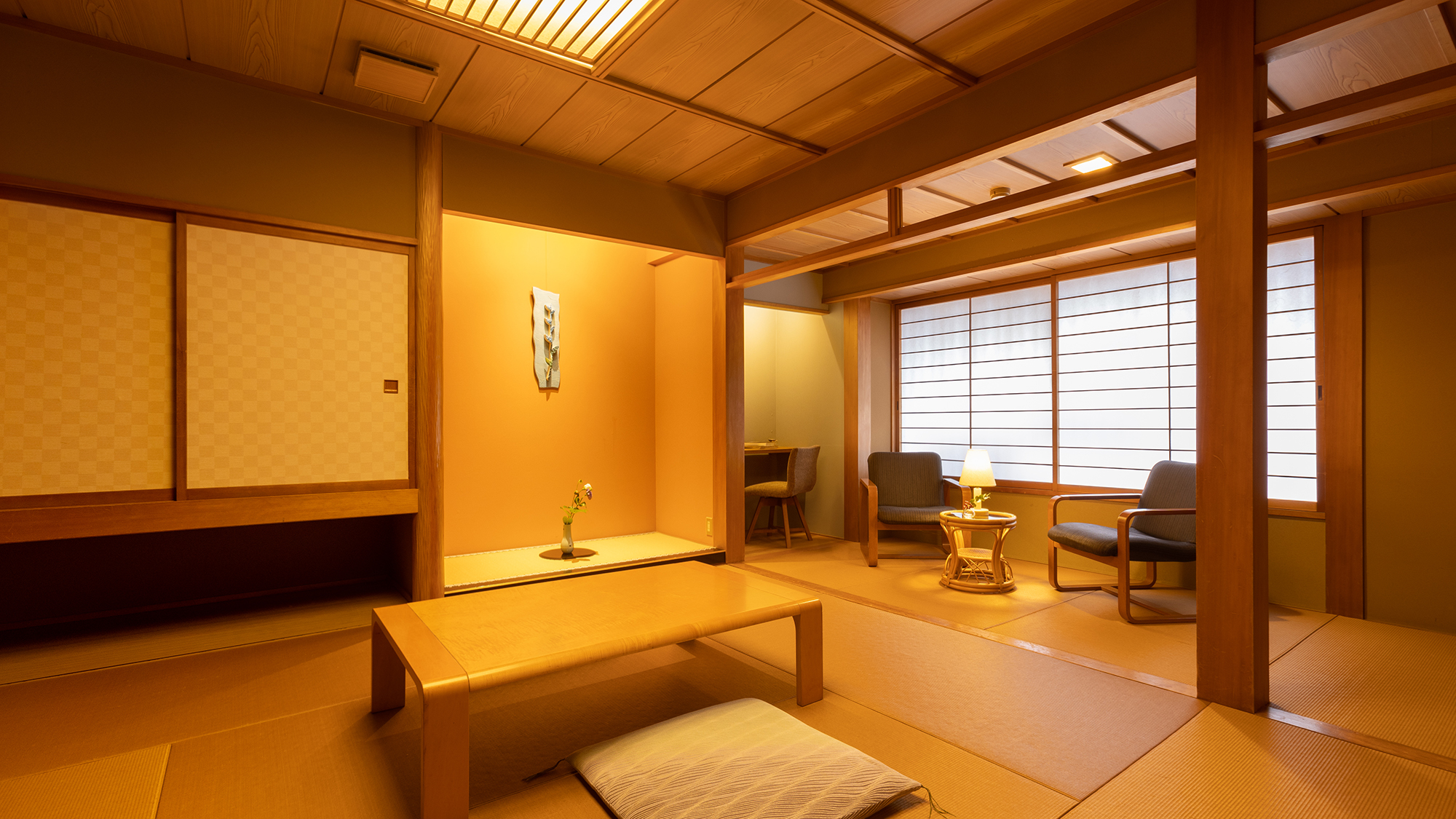 【一般客室B：206】蔵をリノベーションしたコンセプト和洋室「TSUKIKOMA」