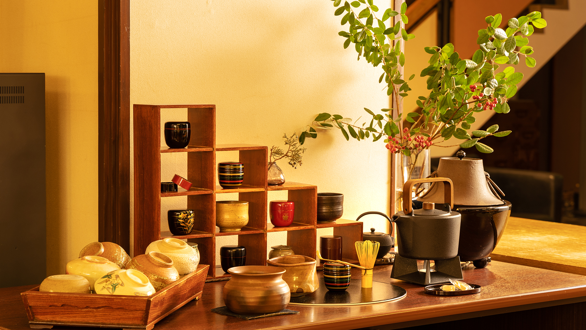 【ロビーラウンジ】目覚めの「朝抹茶」はいかがですか？