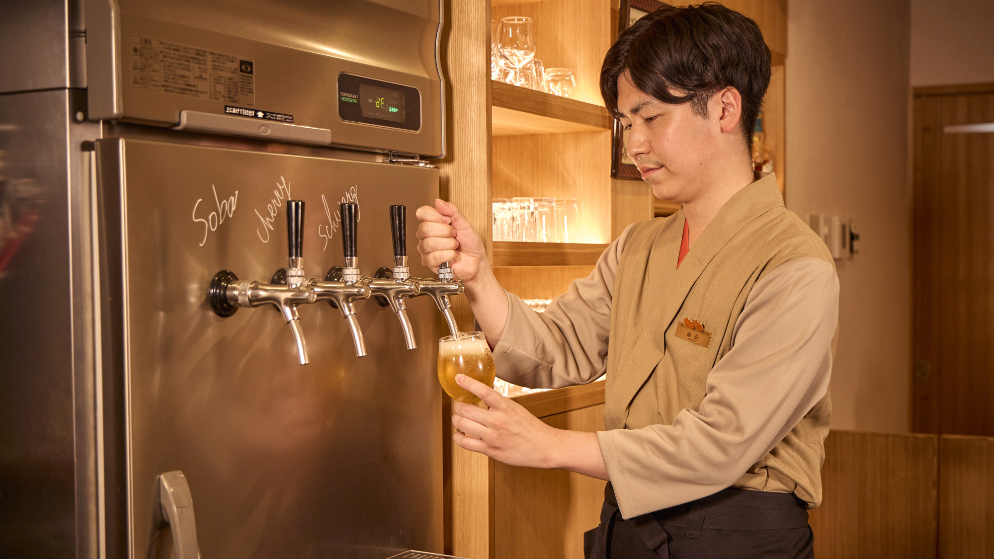 ■ツキコマSTAND■湯上りには、自慢のクラフトビールを♪