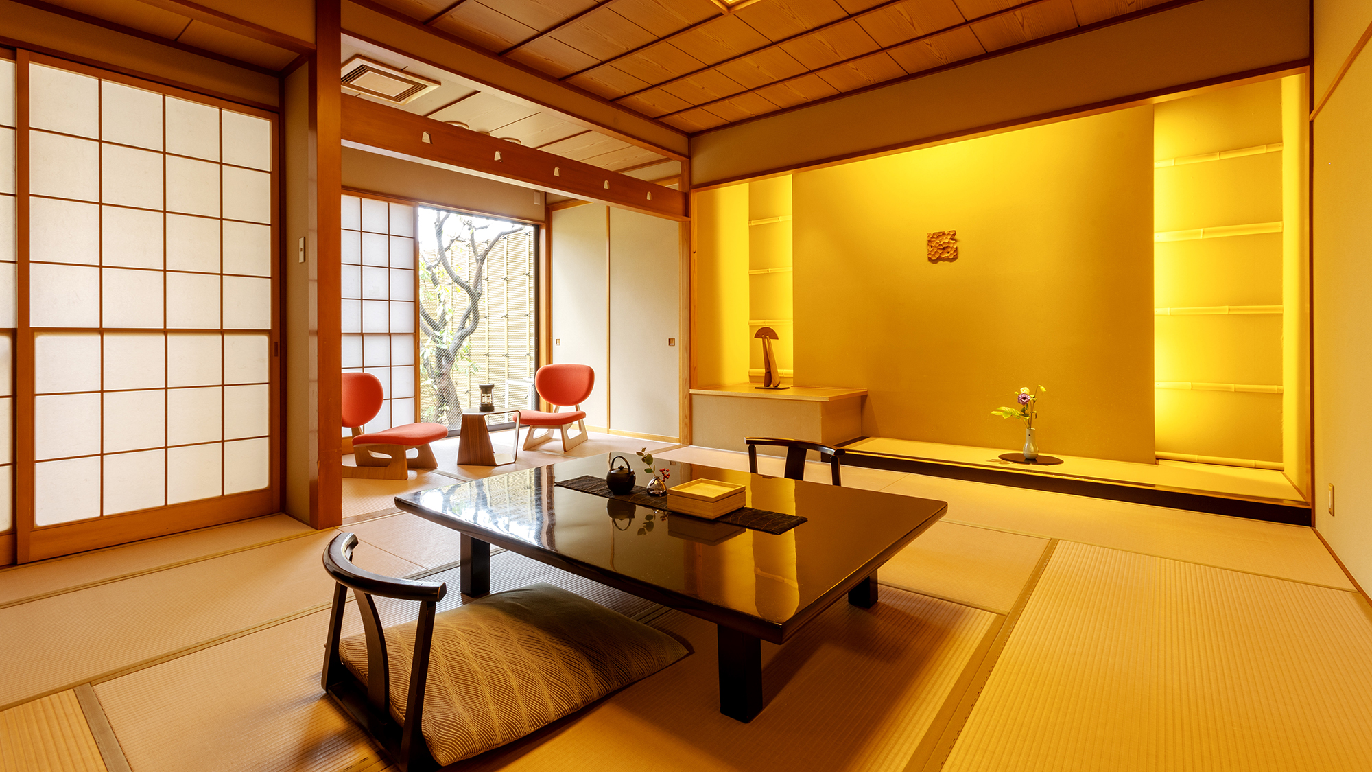 【別邸桜桃庵D‐スイート：125】和室or和洋室のお部屋になります