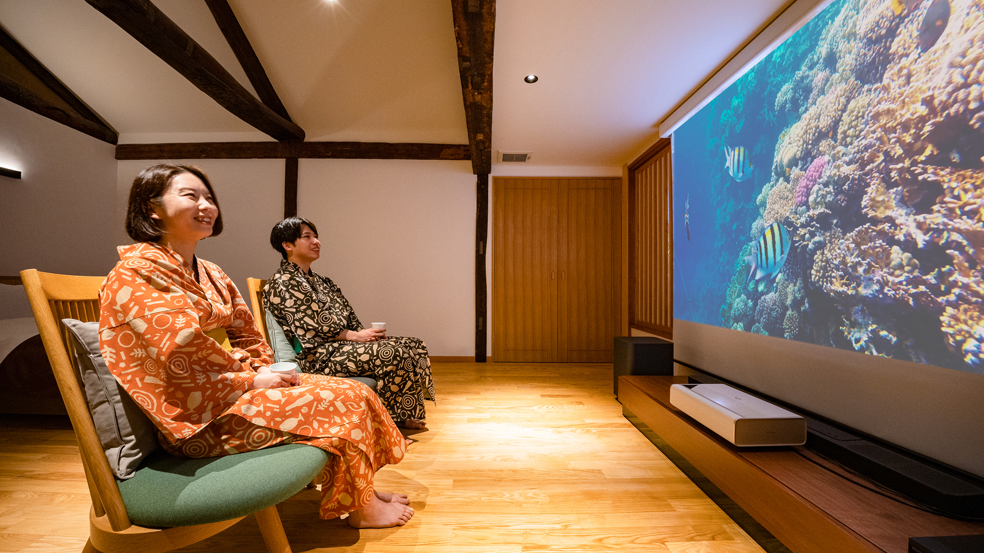 【エグゼクティブ和洋室B&rsquo;】お持ちの各種サブスクリプションサービスをご利用いただけます