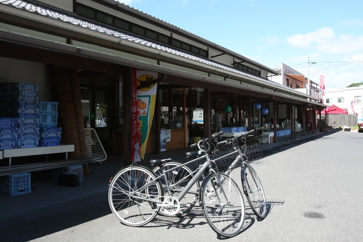 旅館近くの道の駅　御島