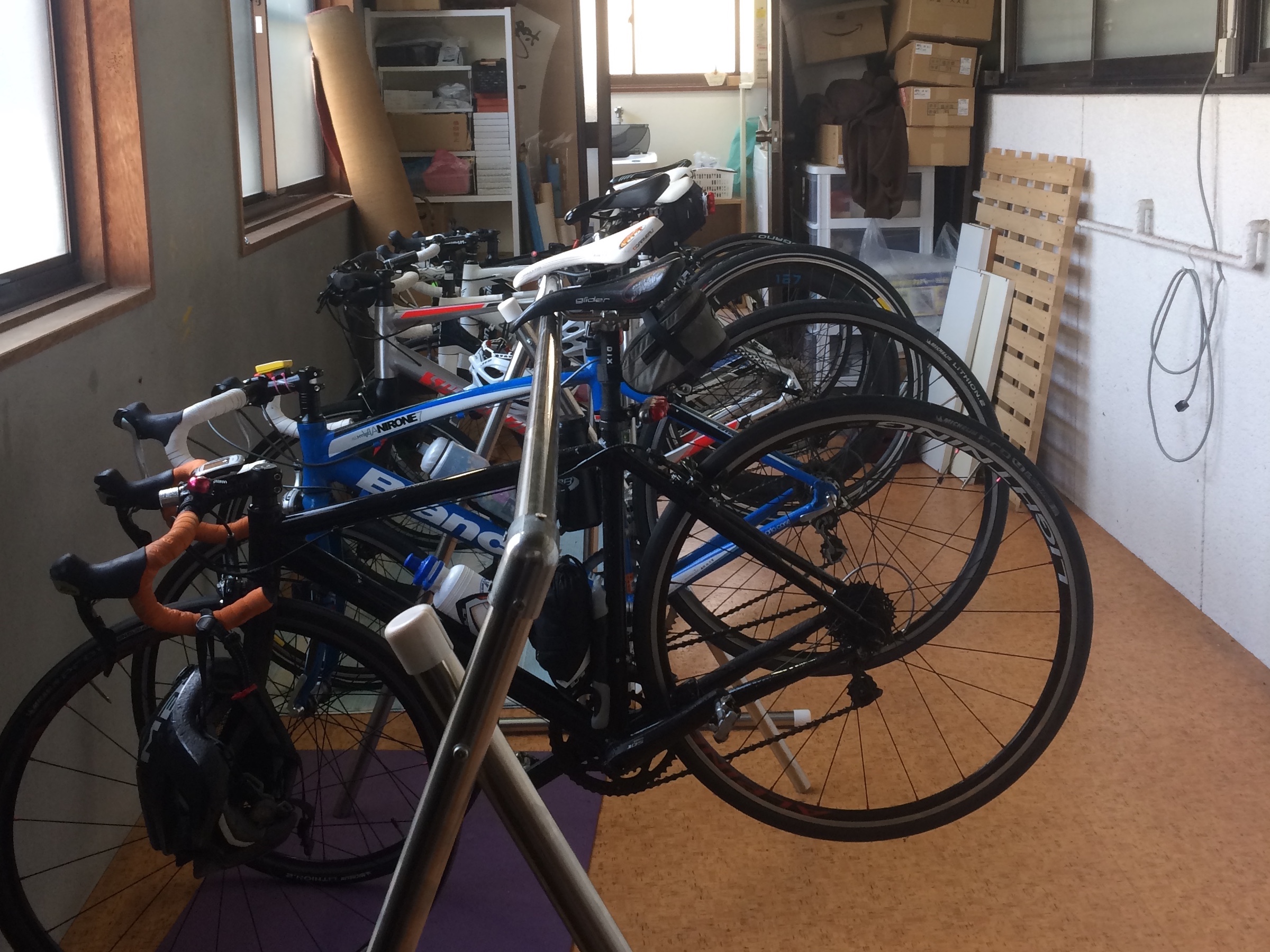 自転車の保管部屋