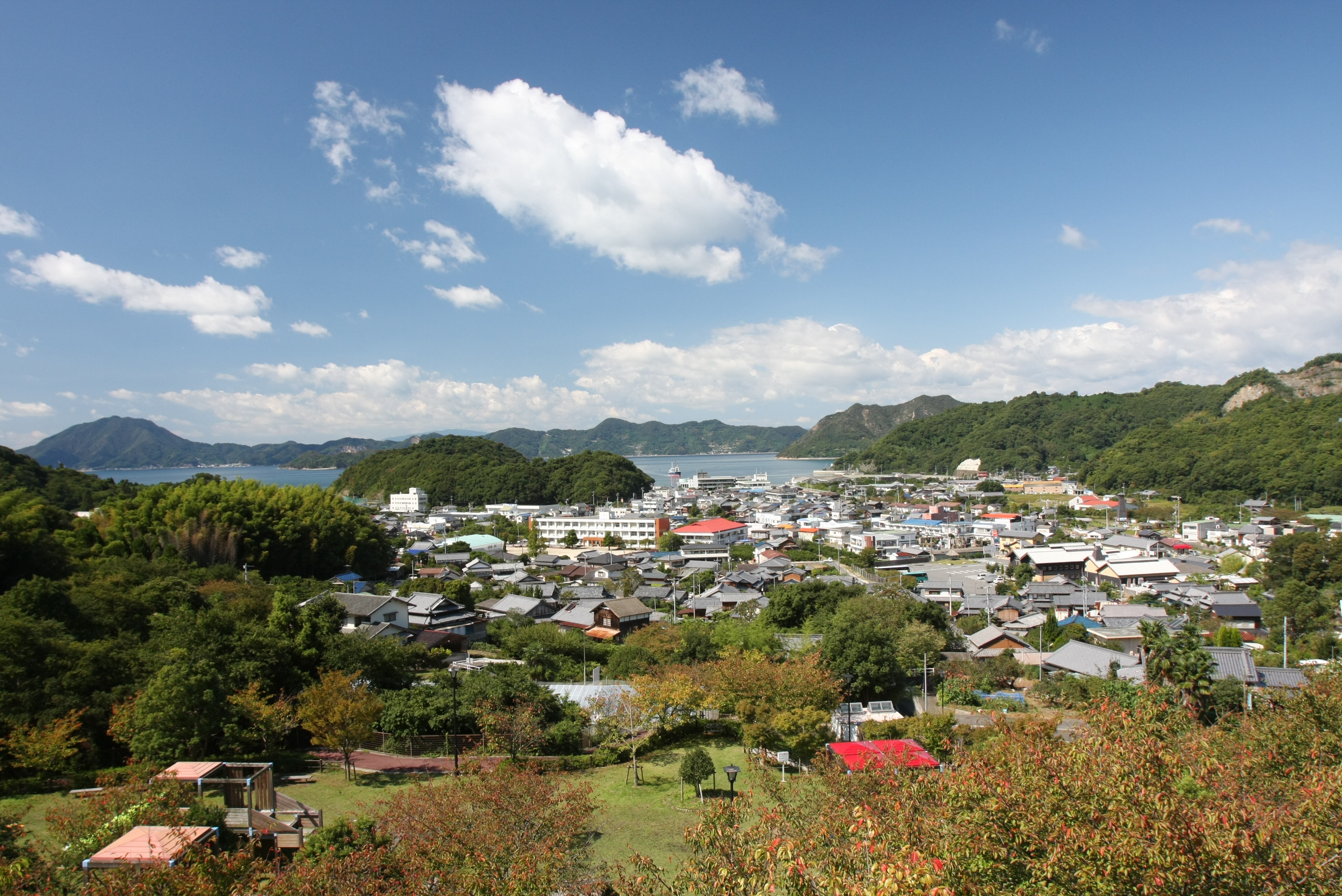 大三島の町並み