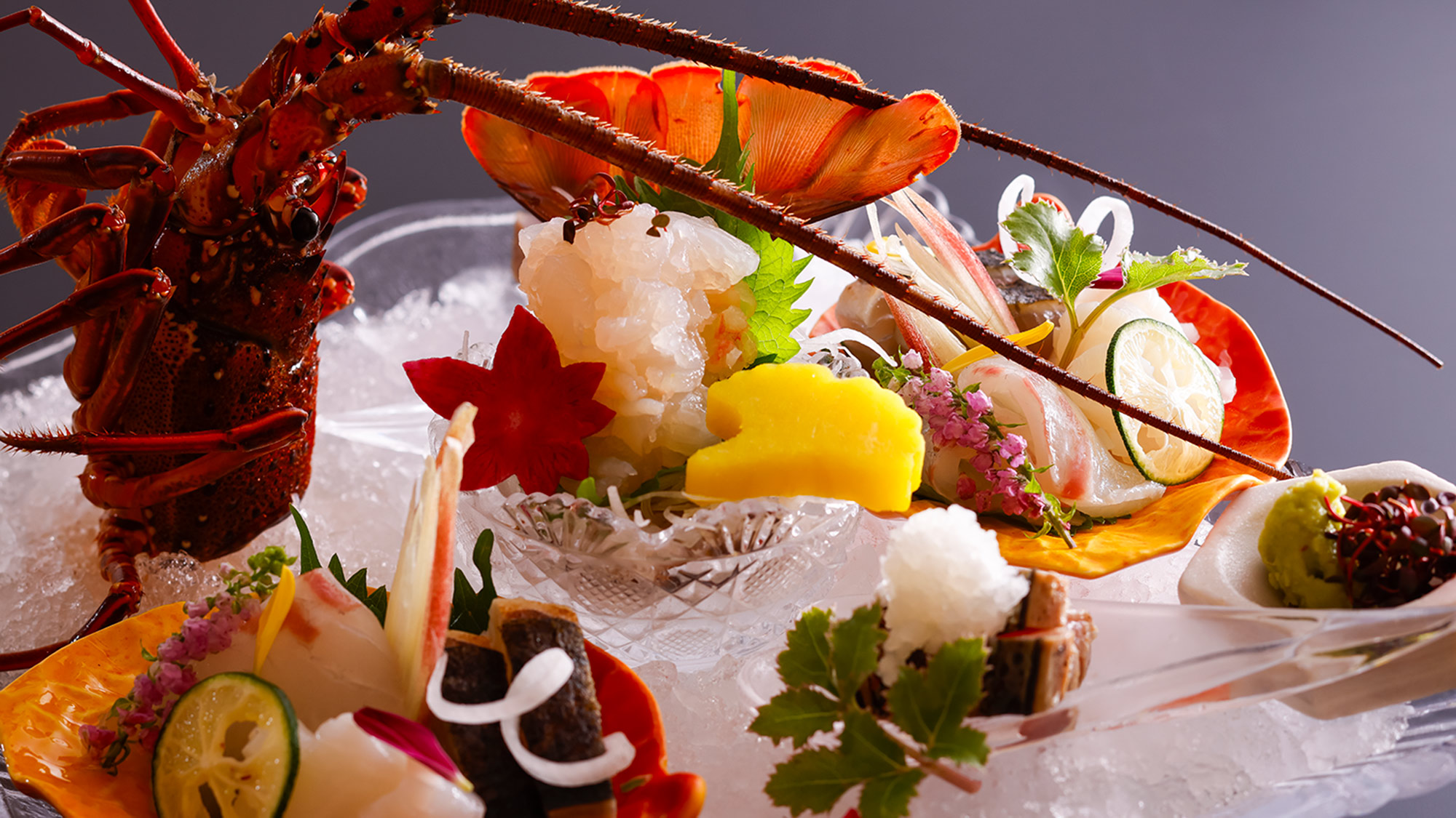 2025年秋季　上質会席　造里イメージ