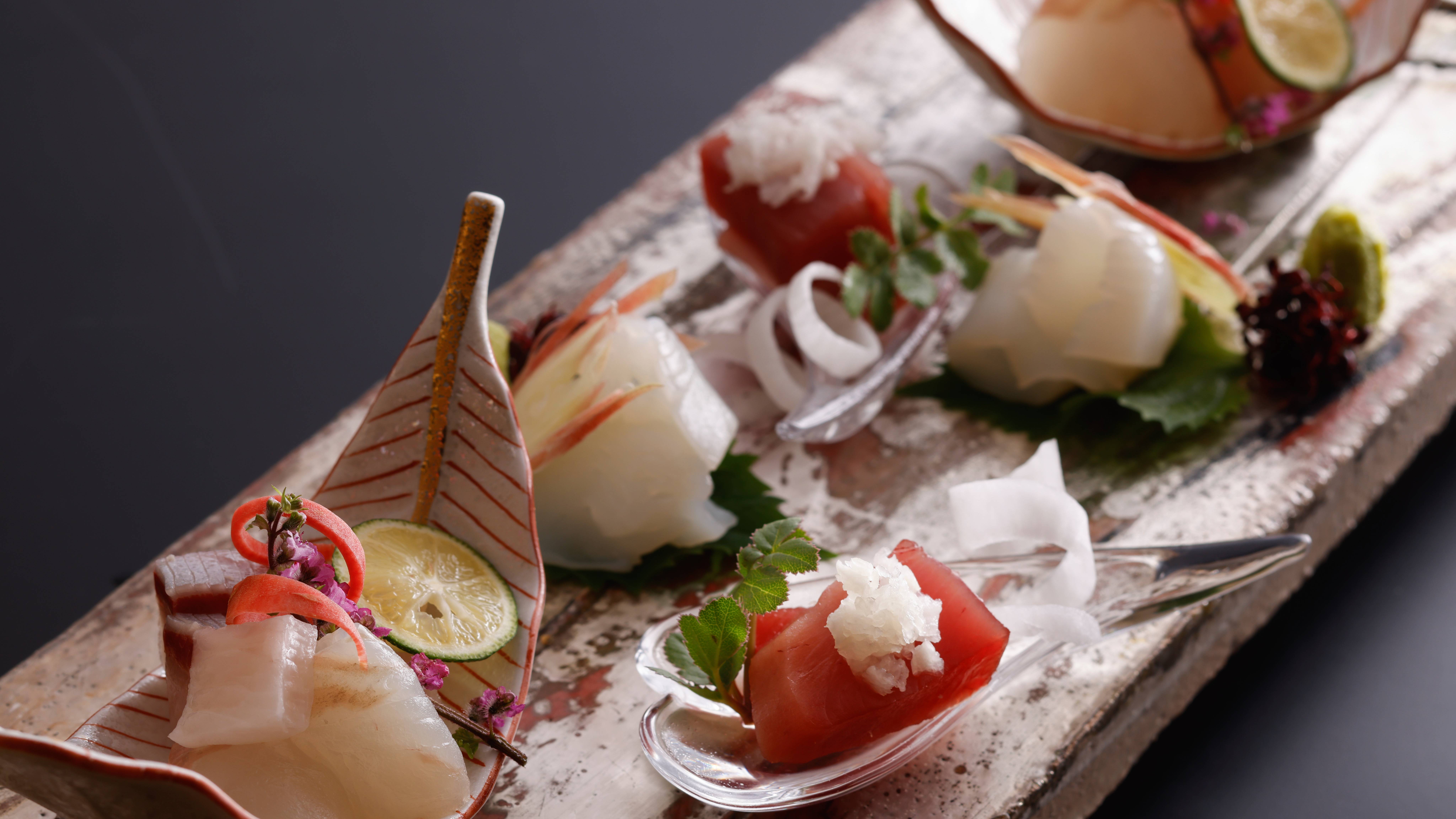 会席料理（造里）