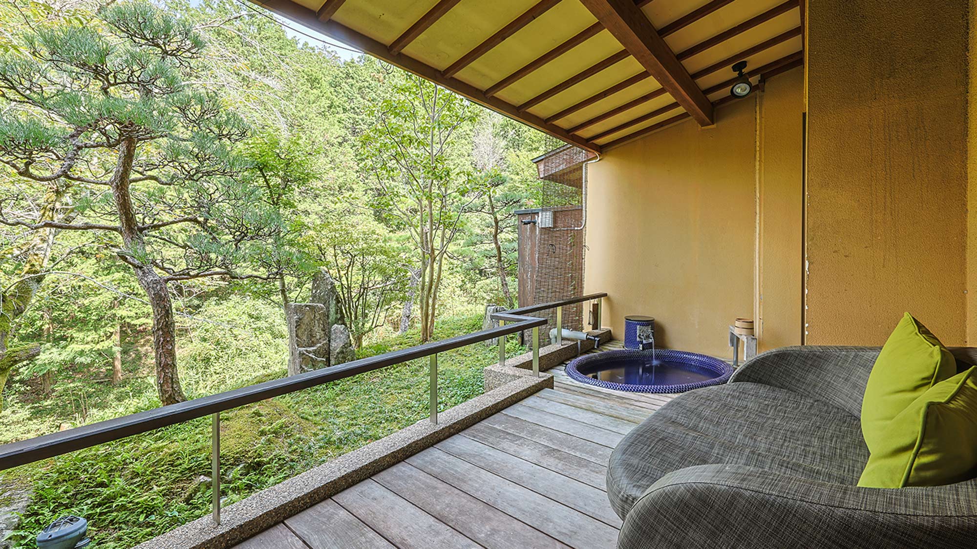 【満月】モザイクタイル露天風呂付客室（禁煙）