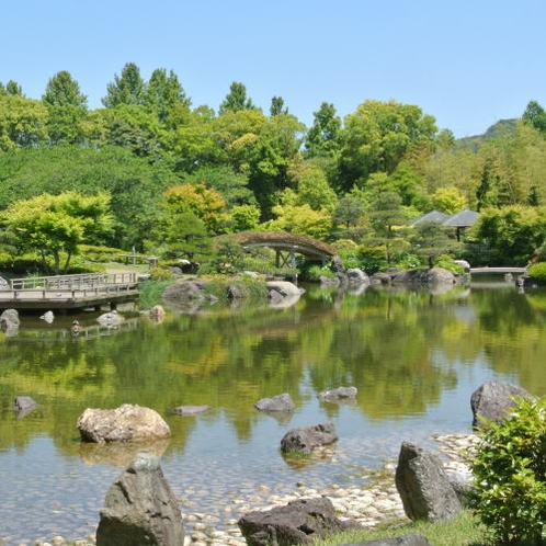 日本庭園初夏 風景