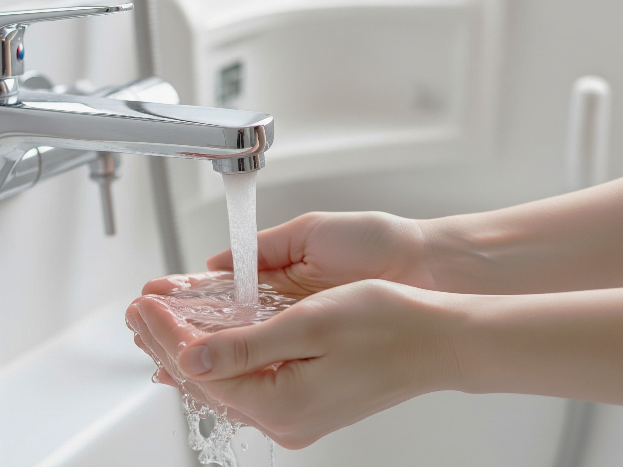 お部屋の水道水は全て健康イオン水です♪