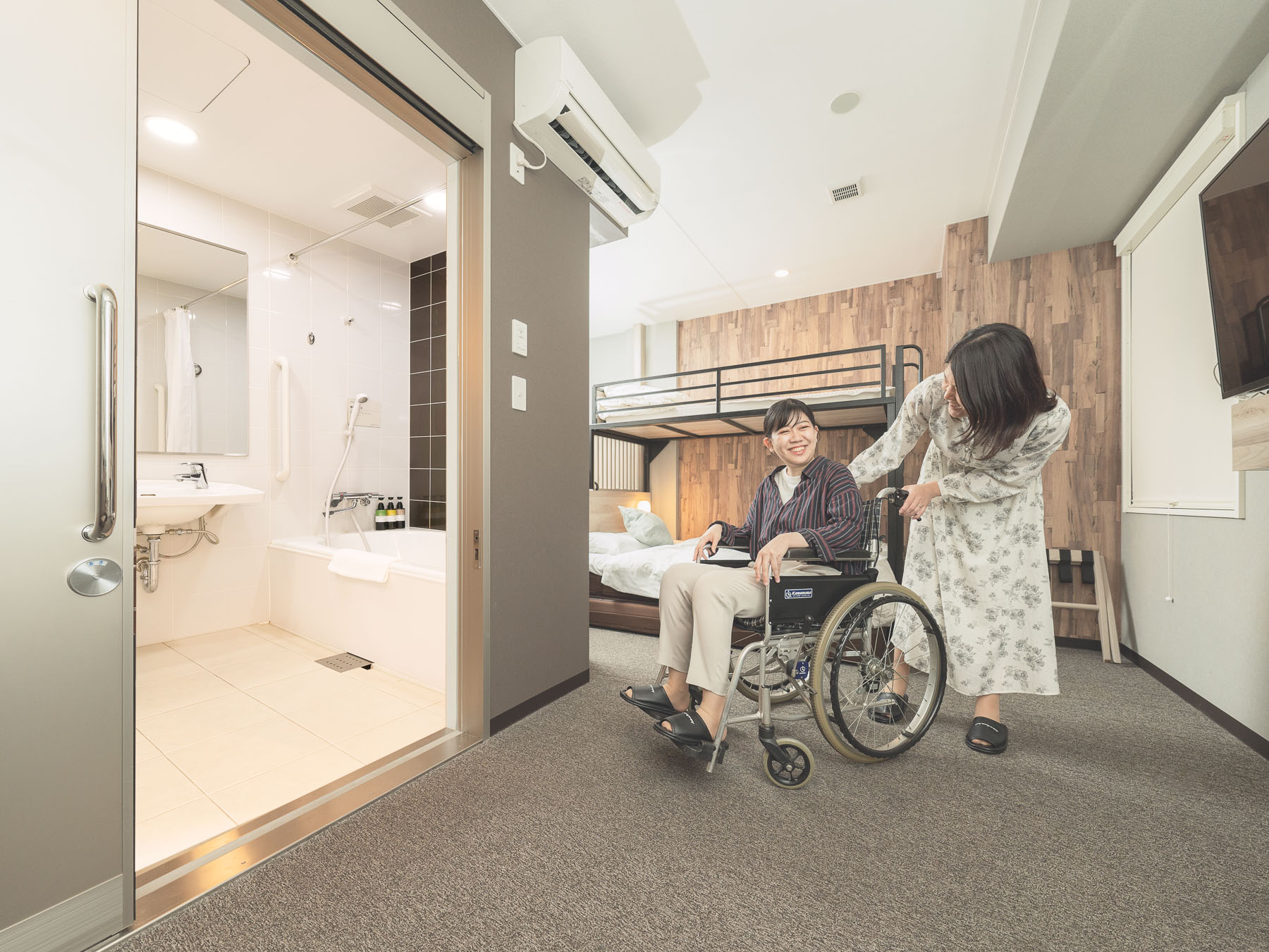 車椅子でもご利用頂けます