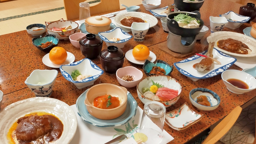 連泊夕食(2泊目・一例)