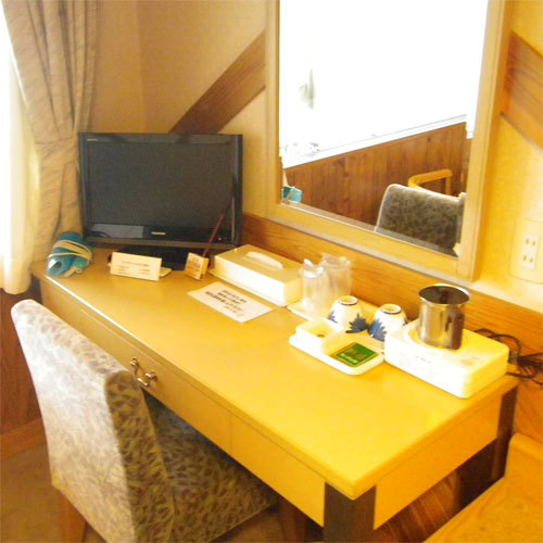 Hotel guest room desk