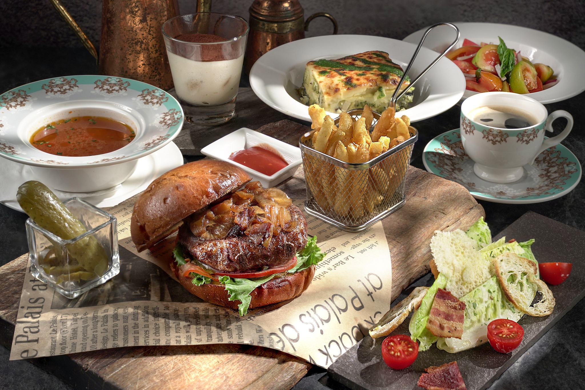 【プレステージクラブ部屋】6階茶苑レストランにて、料理食べ放題イメージ