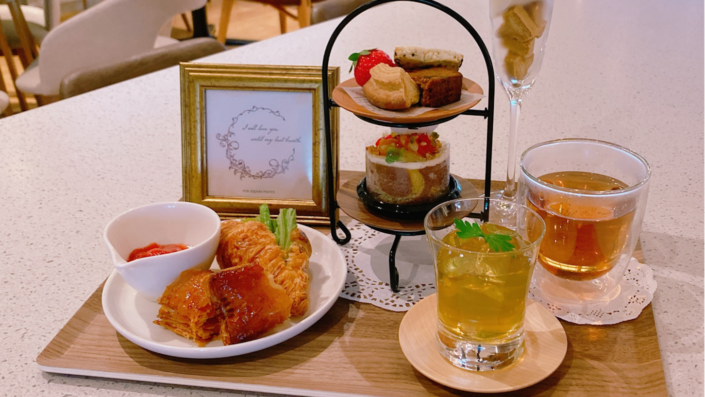 【ウェルカムアフタヌーンティー】＜ご褒美ステイ＞ウェルカムケーキアップグレード｜スタンダード会席