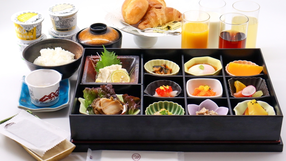 【朝食付】26時までチェックインOK！山梨食材やシャトレーゼヨーグルトが楽しめるご朝食付