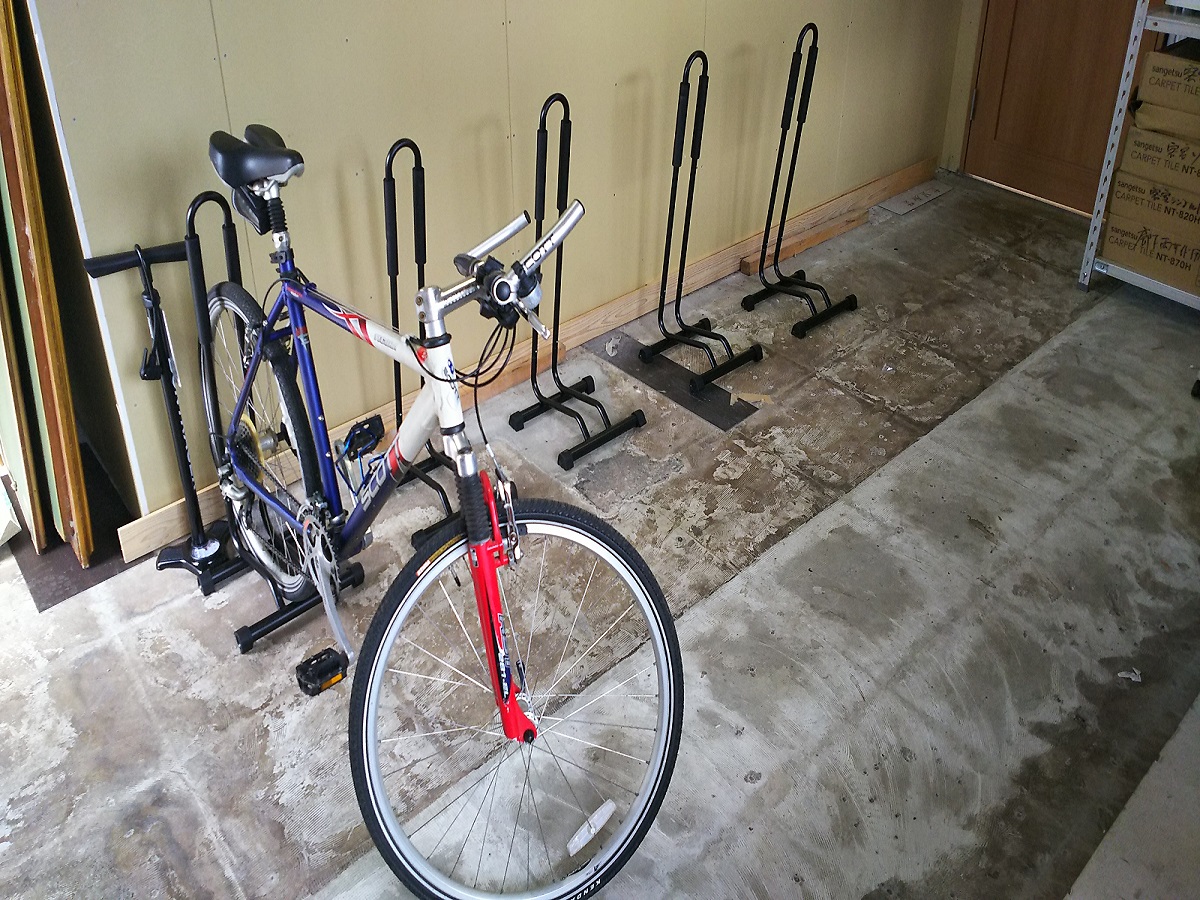 屋内自転車駐輪スペース