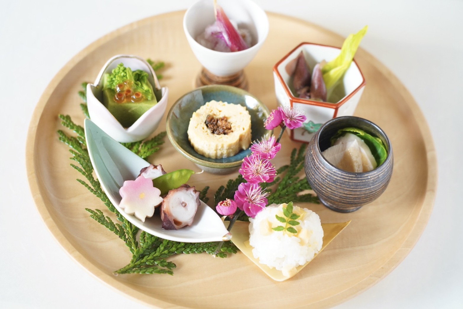 春の特別会席　前菜盛り合わせ