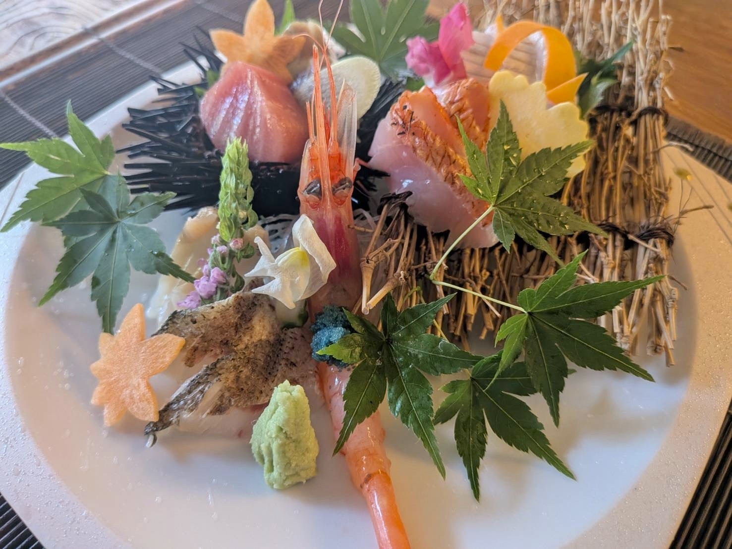 秋の特別会席　北陸の海の幸　7種