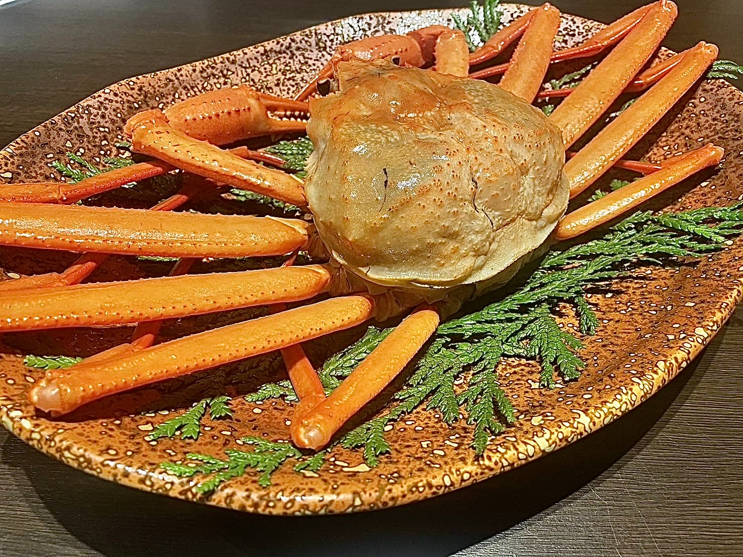 新湊産 紅ズワイ蟹炭火焼き