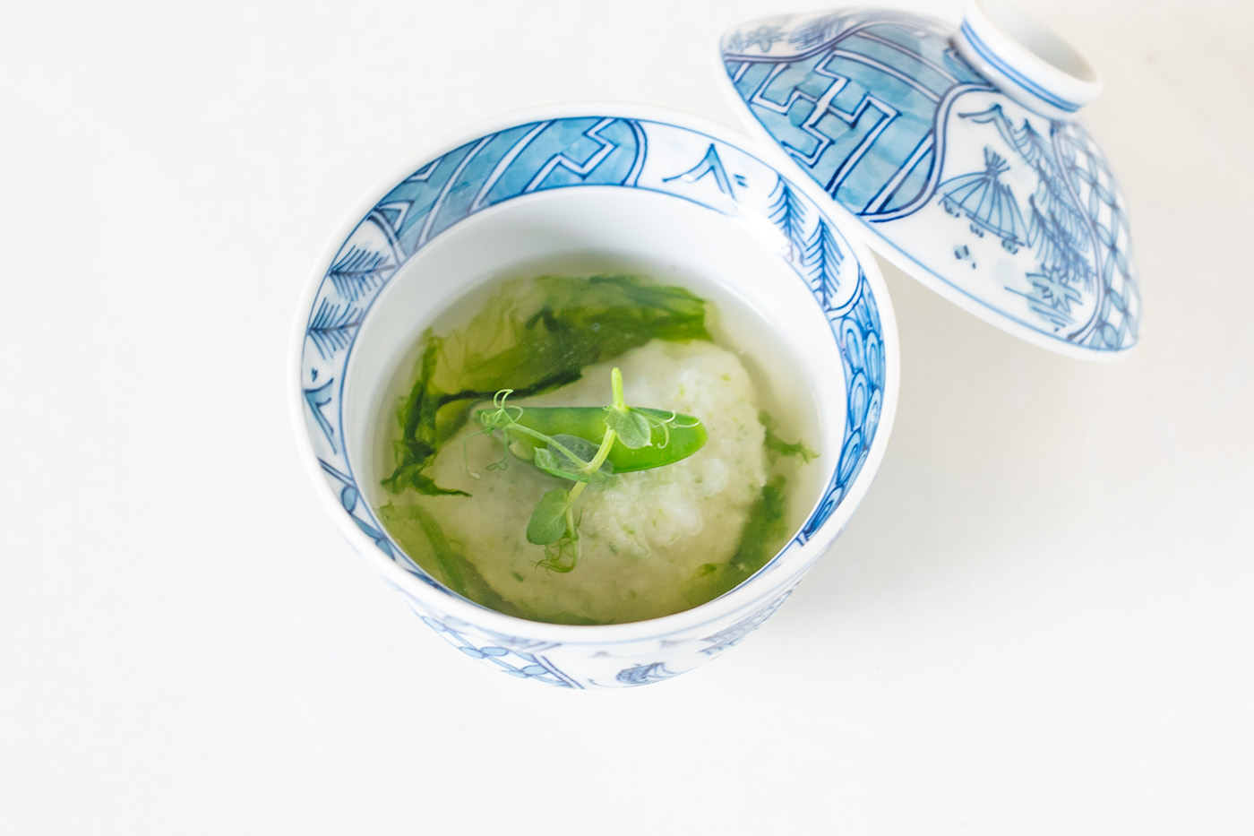 夏の基本会席　夏豆真薯