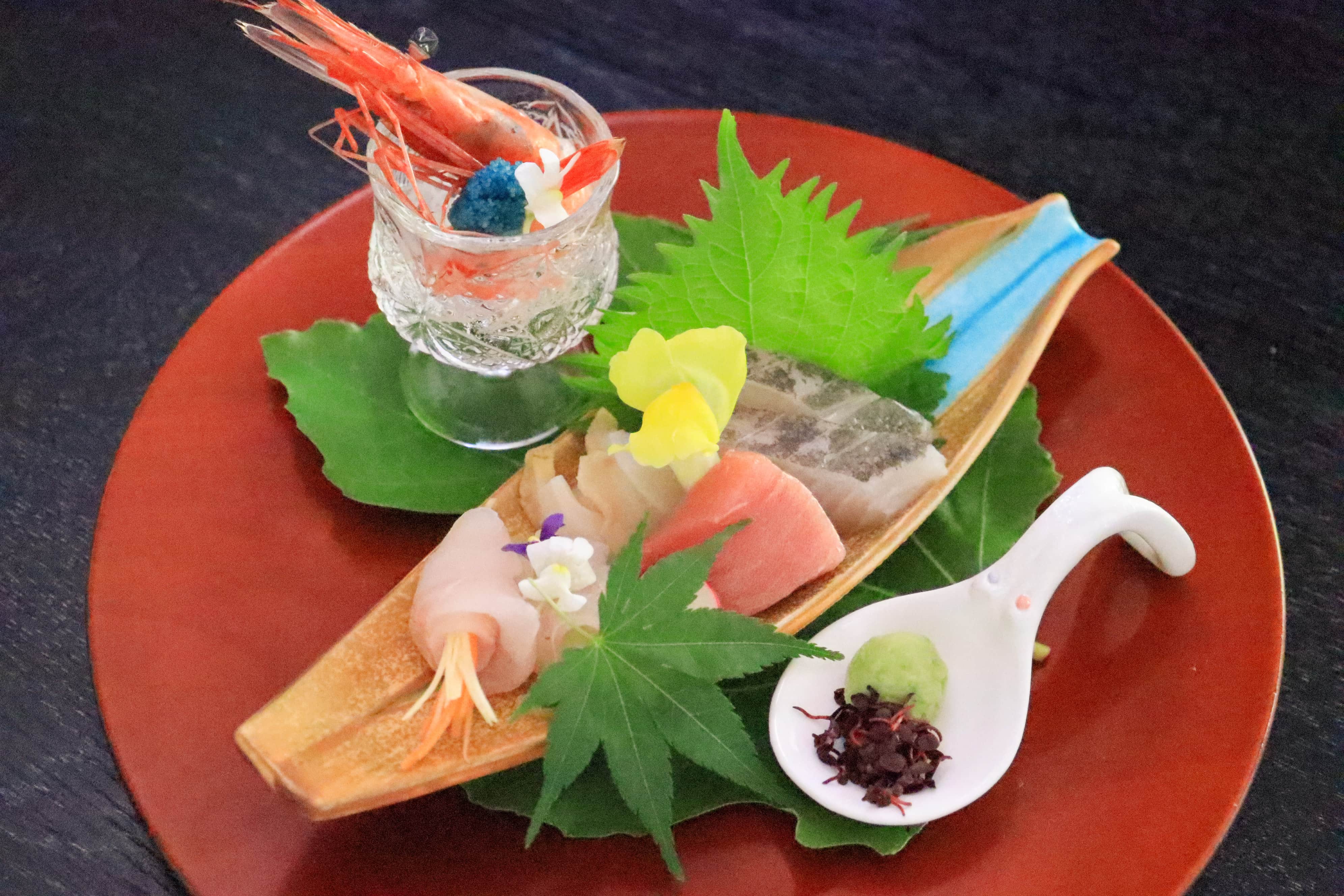 夏の基本会席　北陸の海の幸