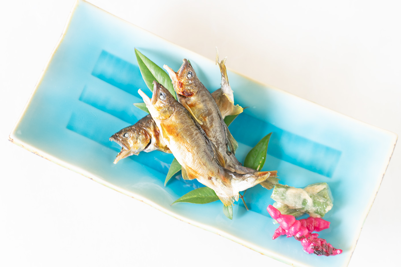夏の特別会席　鮎の塩焼き