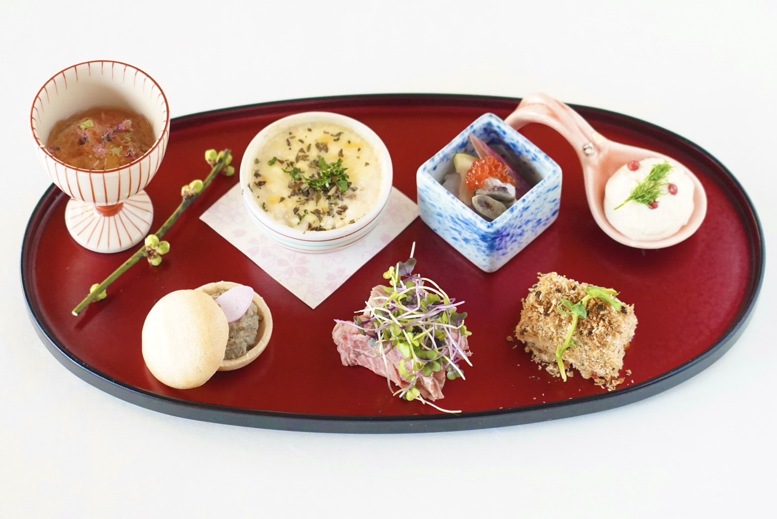 春御膳　前菜盛り合わせ