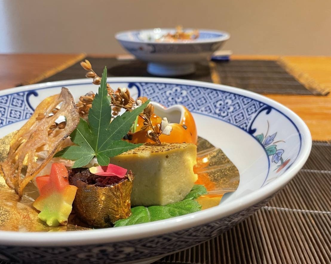 秋の基本会席　前菜盛り合わせ