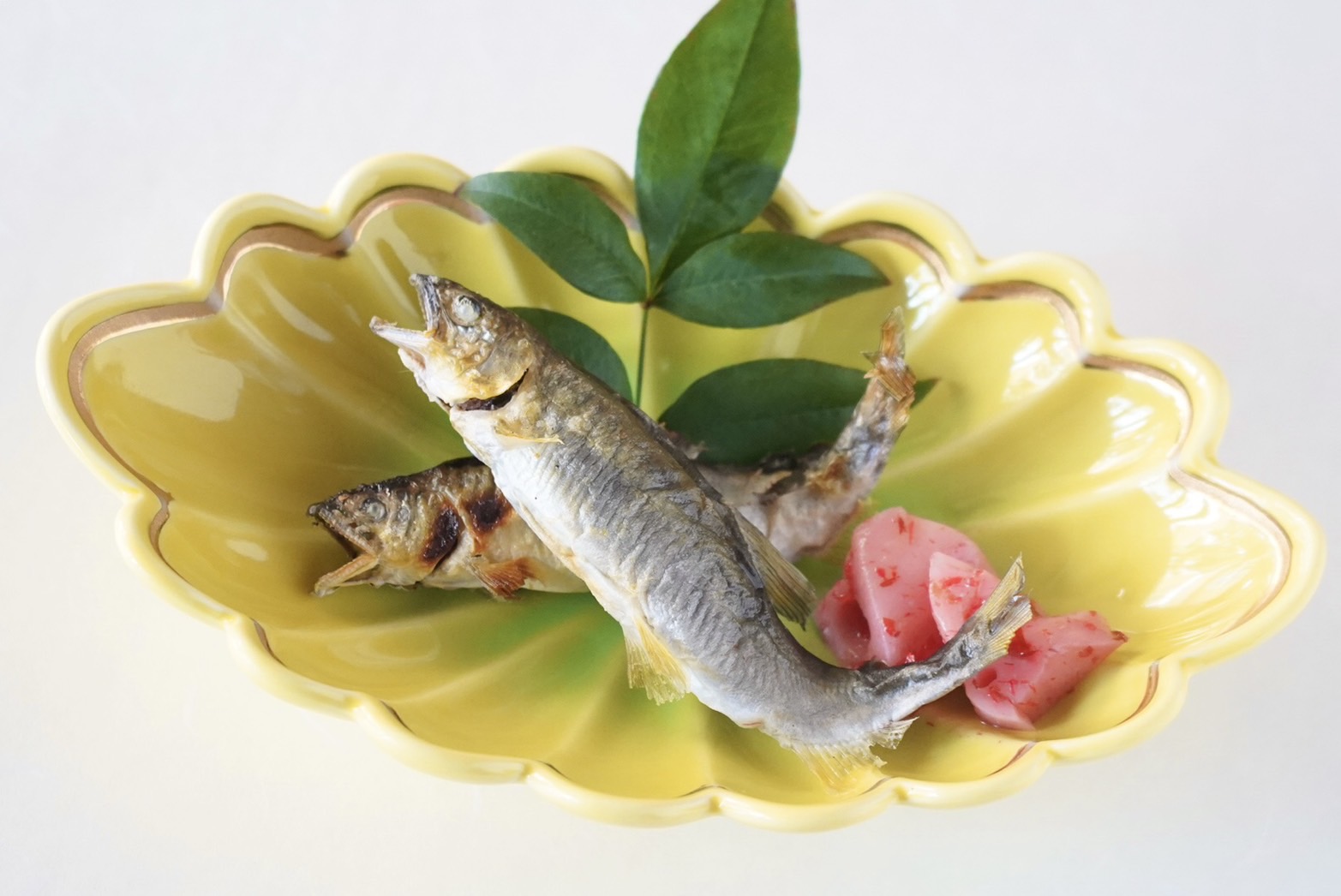 春御膳　若鮎の塩焼き