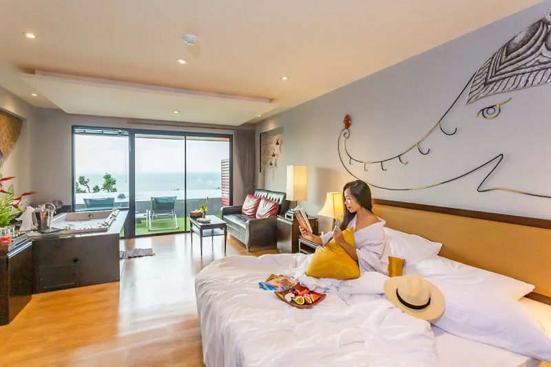 デラックスプールアクセスオーシャンビュー