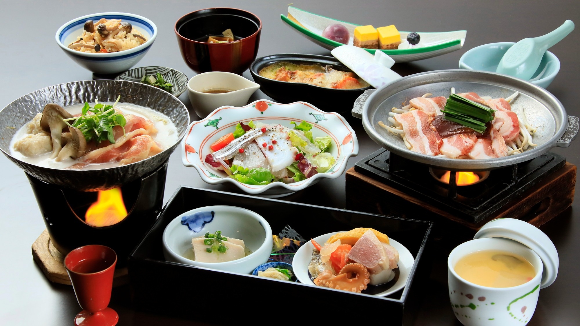 【20％OFF】【楽天スーパーSALE】季節の味覚を愉しむ当館人気会席がお得に｜★基本会席「日輪」