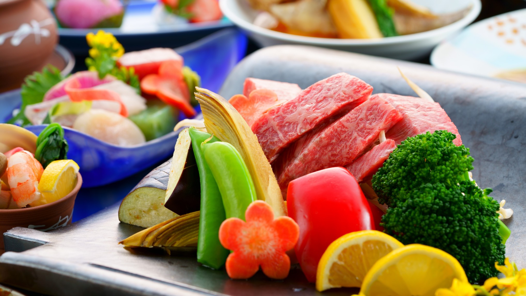 黒毛和牛瓦焼き