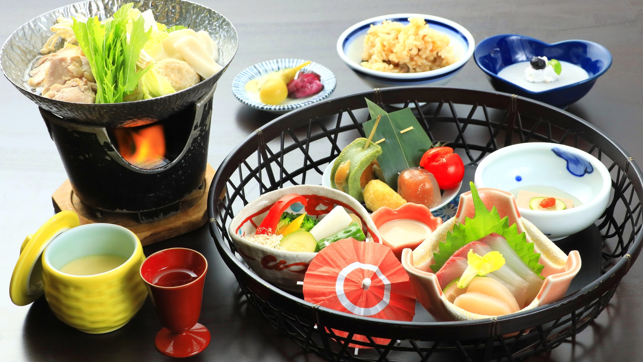 【美味少量御膳▼】季節の旬を少しずつ楽しむ＜夕食軽め＞で気軽に山鹿温泉を満喫