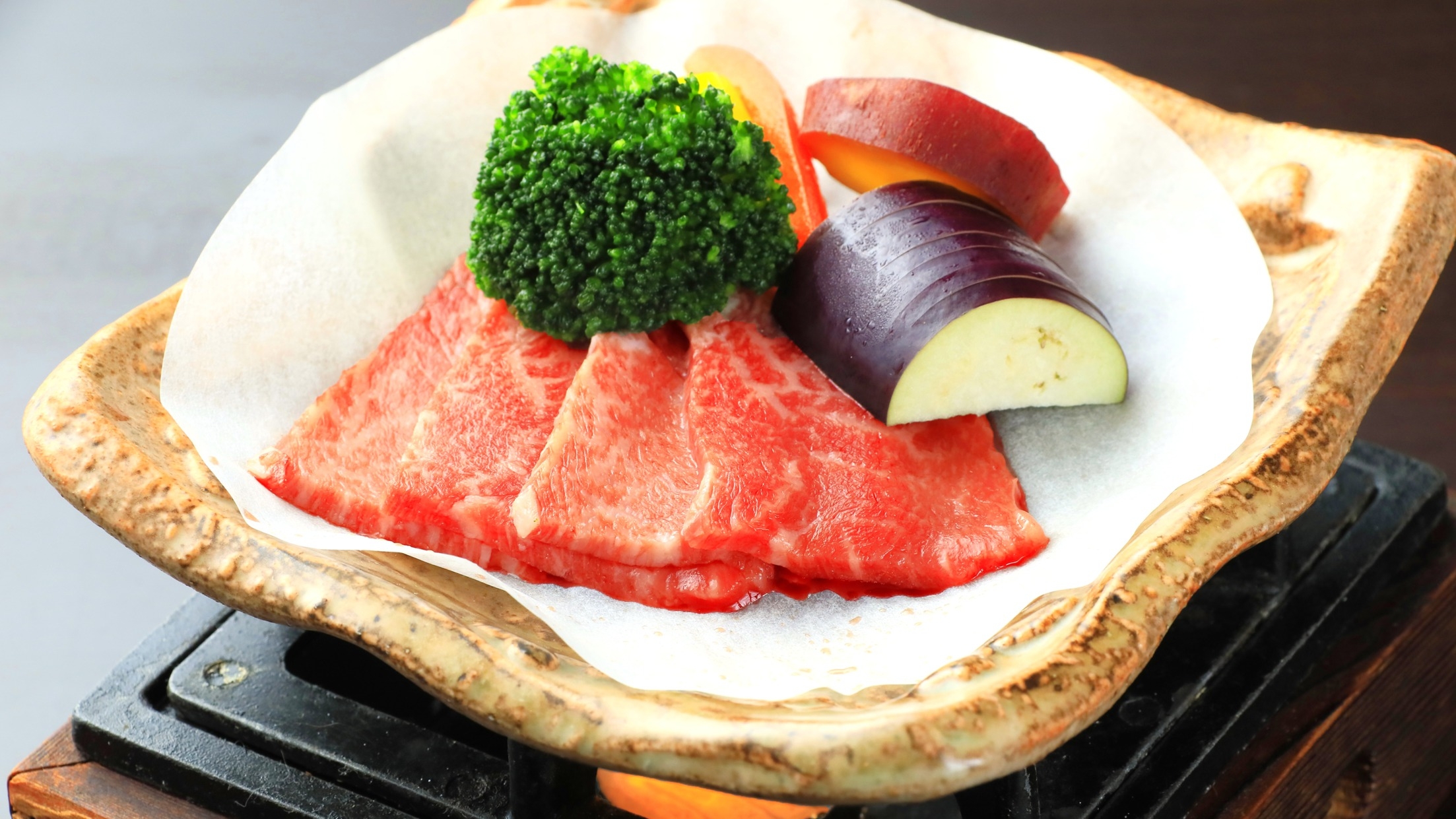 【早期割30】＜最上級会席●豊前＞〜和牛の陶板焼き・天草の旬魚など厳選された熊本自慢の味覚に舌鼓〜