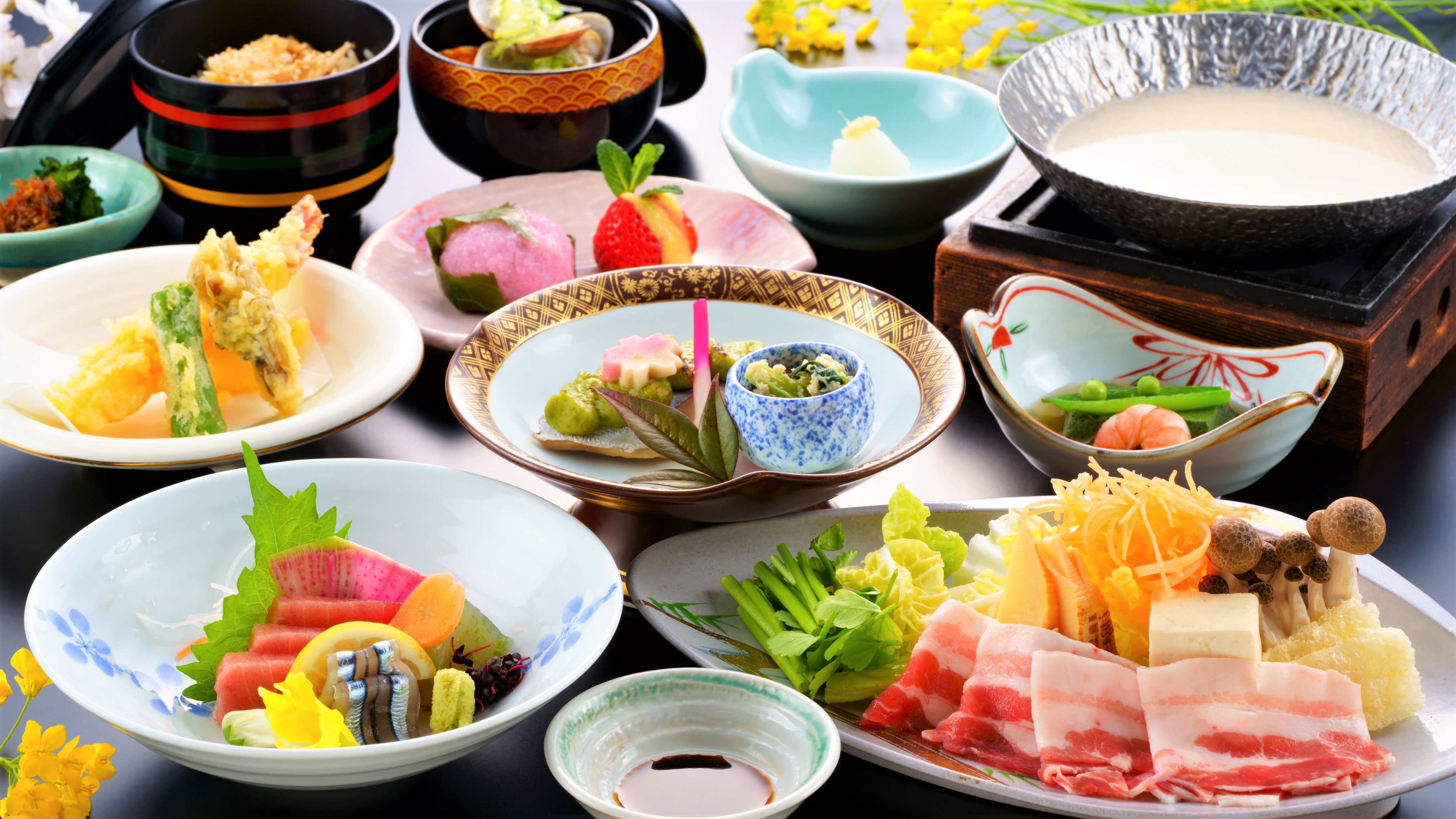 ▼少量会席「八千代」（過去一例）