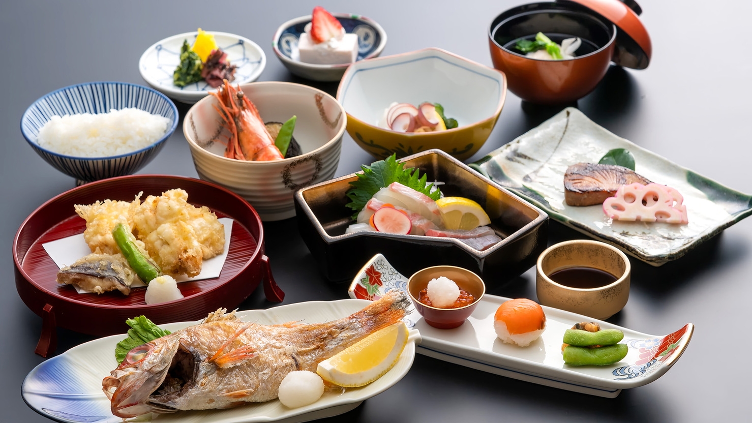【スタンダード】浜田の四季を味わう こだわりの和会席プラン＜１泊２食付＞