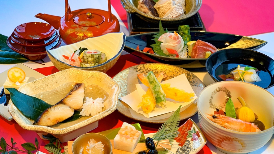 ・【懐石一例】本格日本料理をご賞味ください