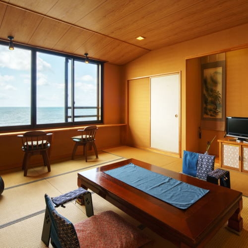 【特別室】日本海一望！本館 和室+ベッドルーム・展望風呂付