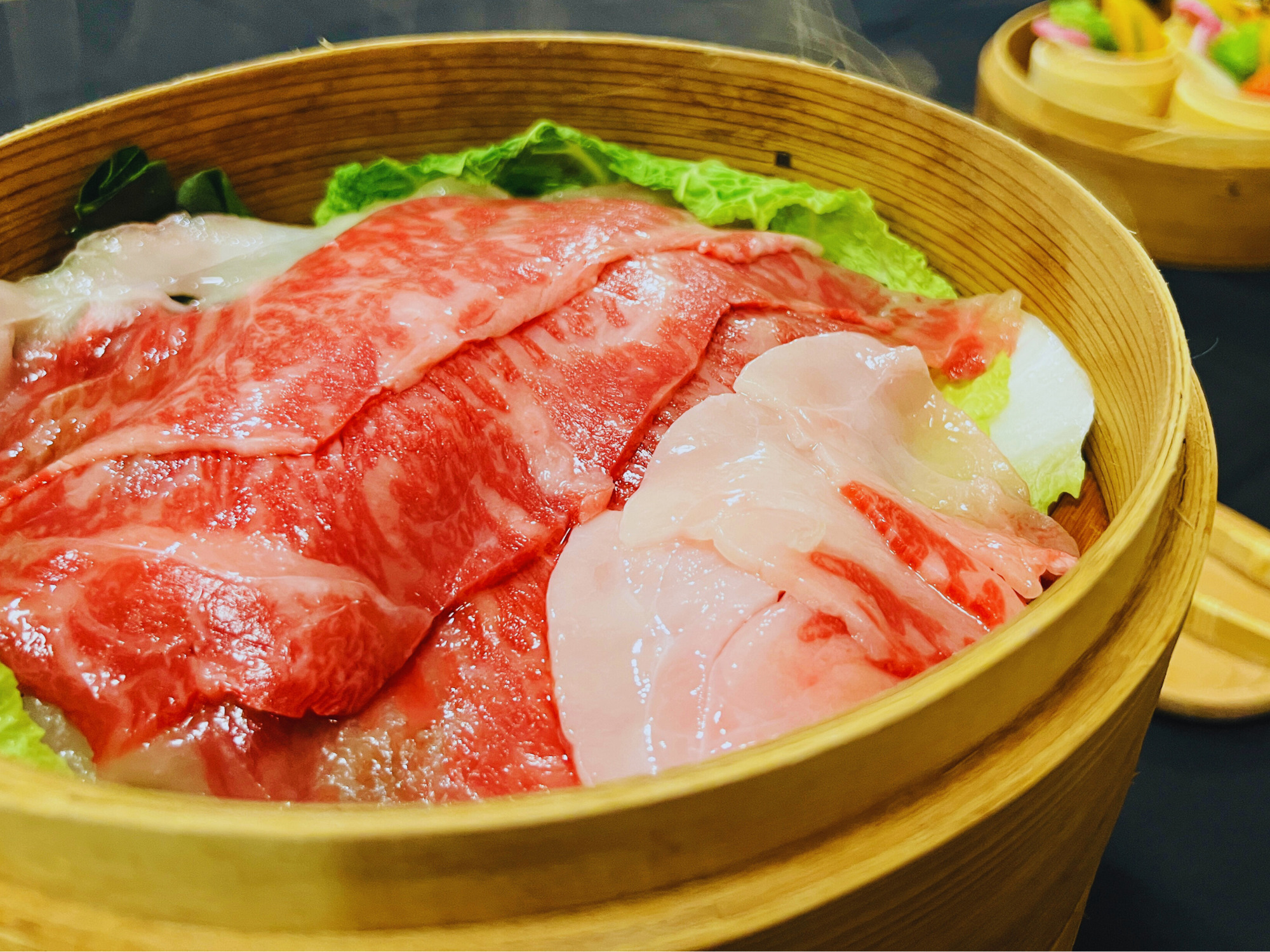 ふらの和牛 蒸籠蒸し