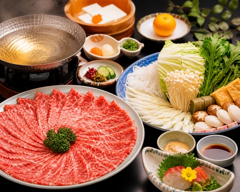 京野菜と厳選国産牛のハーモニー◆上品で軽やかなしゃぶしゃぶコース