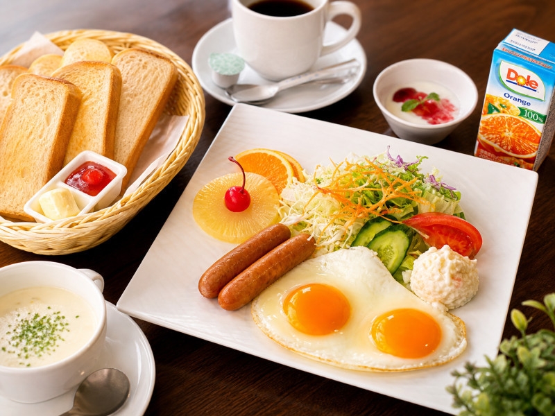 【朝の幸せを洋の風味で】和の宿でお楽しみいただく洋朝食付きプラン