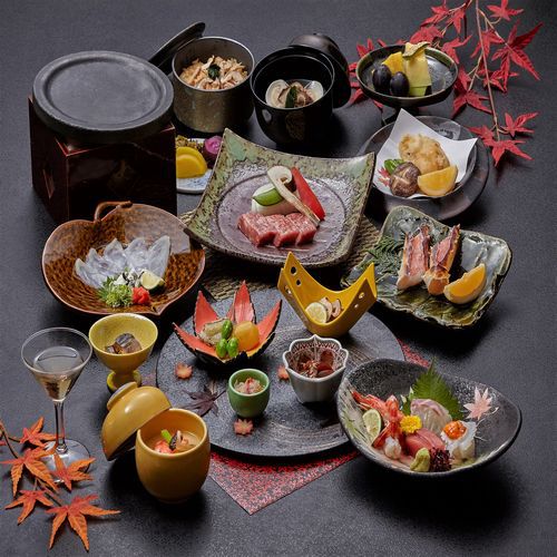 旬の食材を活かした心暖まるお料理!特別な日の思い出にもどうぞ秋の彩り懐石コース!!