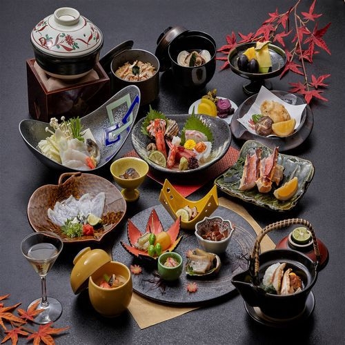 旬の味覚を量より質でおもてなし! 厳選素材を取り入れた冬の特選スペシャル懐石コース!!