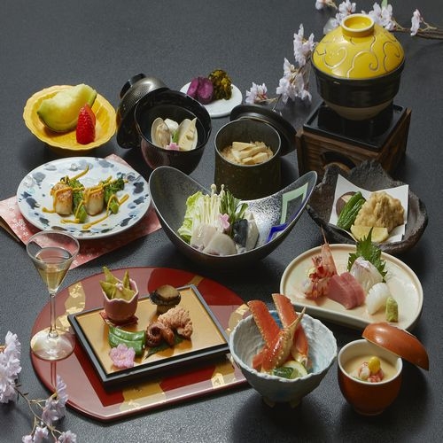 旬の食材を活かした心暖まるお料理!特別な日の思い出にもどうぞ春の彩り懐石コース!!　