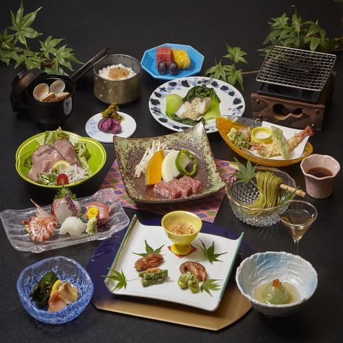 当館料理長イチ押し!!温泉情緒を楽しみながら心身ともにリフレッシュ!夏の味覚懐石コース!! 