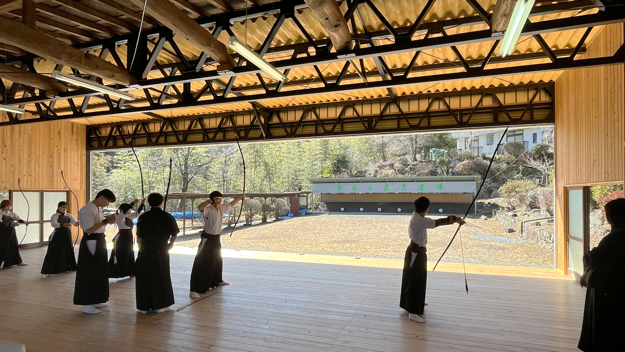 【弓道場】合宿の様子