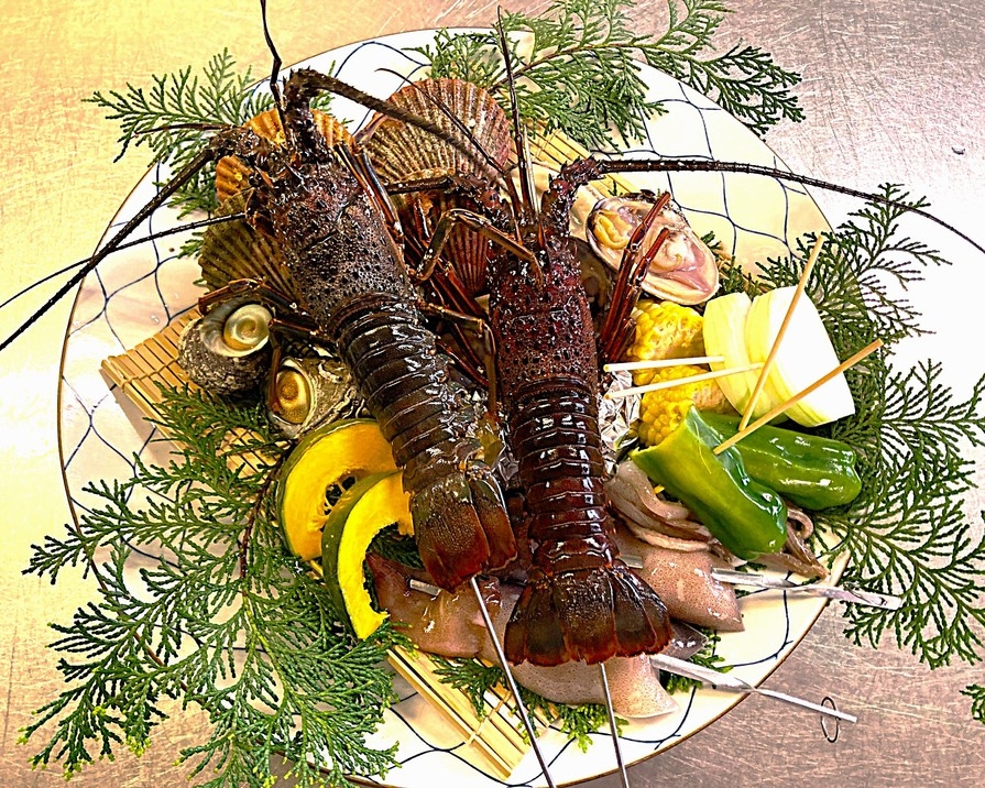 【お手頃*残酷焼き】に ぷらす やっぱり伊勢えび (^^♪