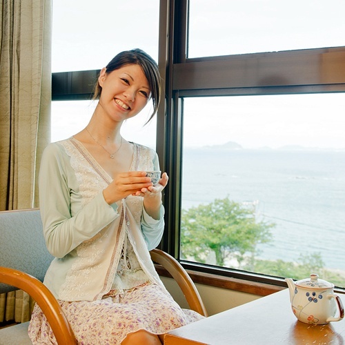 Check in and enjoy some delicious tea in your room...