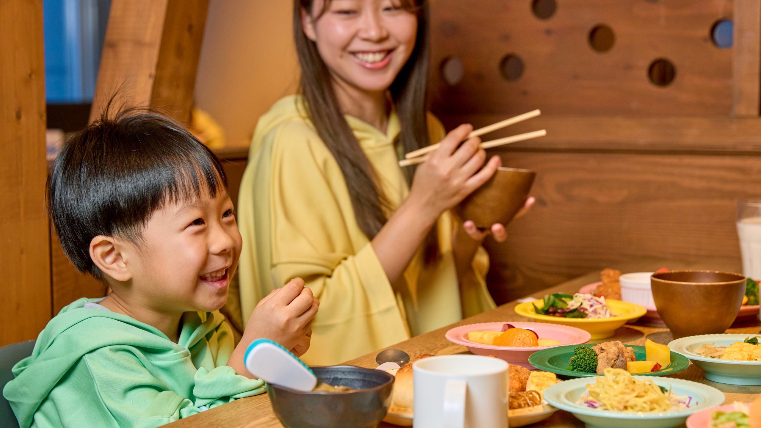【ファミリー】パパママ安心☆無料サービス充実！当日朝９時までキャンセル料無料２食付※子供同伴必須