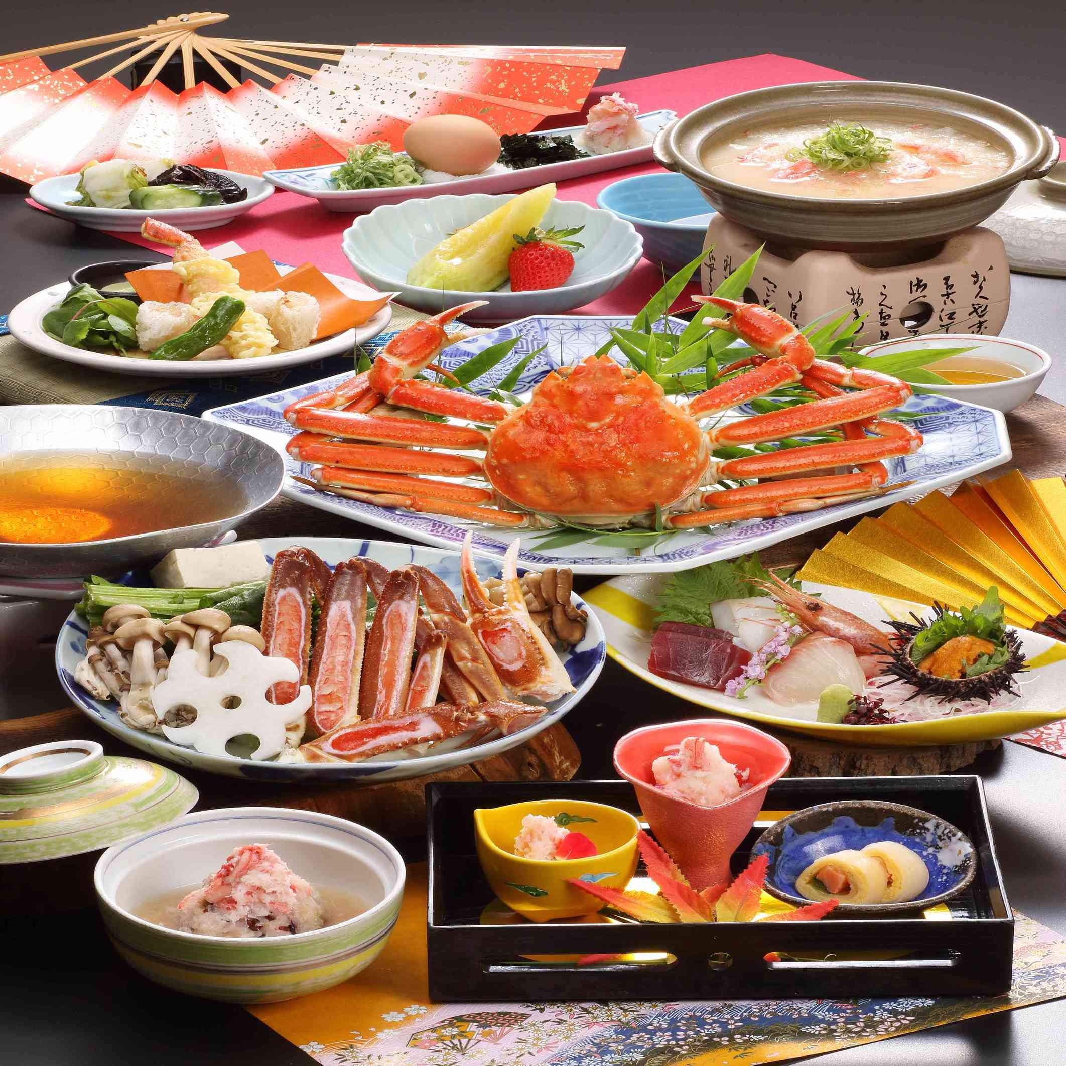 ★冬の味覚に舌鼓♪姿かに付♪たっぷりかに会席